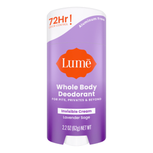 Lume Whole Body Deodorant - Lavender Sage, 2.2 oz, Aluminum-Free, Hypoallergenic for Sensitive Skin